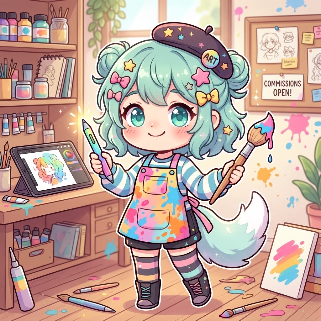 Chibi Mascot Illustration